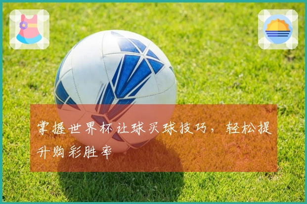 掌握世界杯让球买球技巧，轻松提升购彩胜率
